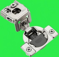 50 Pack 25 Pairs 1-1/4 inch Overlay Soft Close Cabinet Hinges for Kitchen, Stain