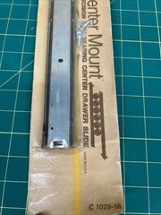 Belwith C1029-16 Drawer Slide Center Mount 16 Inch Kitchen Bath Dresser Workshop
