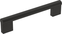 Versa 5-1/16 Inch (128Mm) Center-To-Center Matte Black Cabinet Pull – 25 Pack