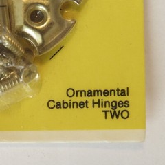 Pack of 2 Stanley USA Made Butterfly Hinges Gold Tone