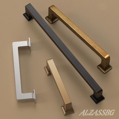 6 PCS AL3046ORB Oil Rubbed Bronze Cabinet Pulls 33/4 Inch 96mm Square