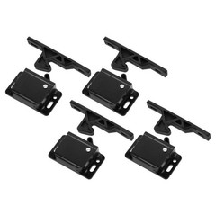4 Sets Rv Drawer Latches and Catches Push to Close Durable ABS Metal Locks