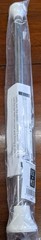 Deluxe Stainless Steel Sliding Door Guard Adjustable 23–40 inches w/White