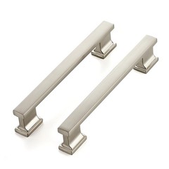Brushed Nickel Cabinet Pulls, 5 Inch (128mm), 30 Pack, Heavy Duty
