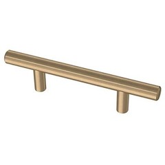 Set of 10 Champagne Bronze Cabinet Handles – 3″ Hole Center – 3″ (76mm)