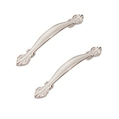 2 Pack Ivory White Cabinet Handle, Vintage Drawer Dresser Pulls 3.77″ (96mm) …