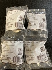 Brainerd 1 3/8″ Double Beaded Cabinet Drawer Knob Satin Nickel Lot Of 4