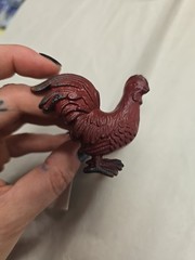 Set Of 2 Rustic Red Rooster Drawer Knob Farmhouse Kitchen Cabinet Pull Country