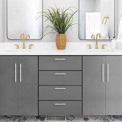 Ravinte Decor 5 Pack Brushed Nickel Cabinet Handles 6-1/4″ Hole Center Drawer Pu