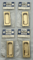 4 National Recessed Door Handles Flush Pulls Vintage Bronze Pocket Door V141