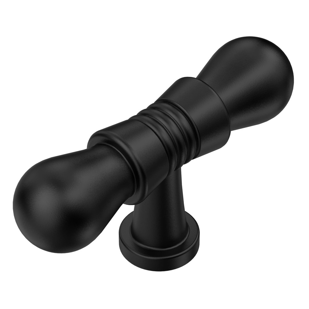 10 Pack AL6098MB Matte Black Cabinet Knobs 2.4 Inch 60mm Kitchen Hardware