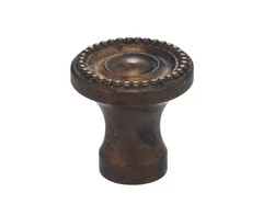 Omnia 9430 32 25 Solid Brass Classic Legacy Beaded Knob Nickel Chrome Bronze