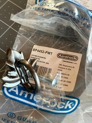 NEW 3-pack lot Amerock BP4452-PWT PEWTER Maple Leaf Cabinet Finger Pull Knob