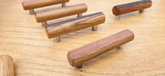 New Handmade Wine Barrel Oak Wood Cabinet Pulls made from a retired Opus 1 Barel