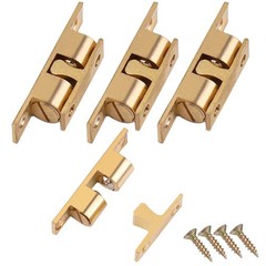 Double Ball Tension Roller Catch Latch 4 PCS 60mm Solid Brass Cabinet Door Part