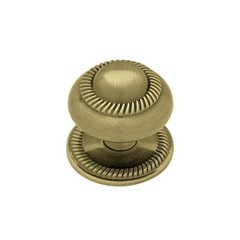 Antique Brass Knob Backplate Pull Handle Kitchen Cabinet Drawer