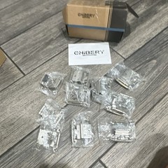 CHIBERY Soft Close Cabinet Door Hinges Nickel Finish Silver Metal 10 Pack
