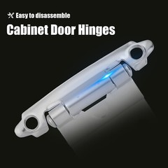Kitchen Cabinet Hinges 3/8″ Inset Self Closing Face Mount Cupboard Door Hinges