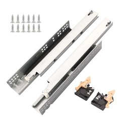 Hitess 6 Pair 22 Inch Undermount Soft Close Drawer Slides Full Extension