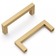 Heritage Designs 3 In. (76 Mm) Center-To-Center Brushed Brass Cabinet Bar Pull (