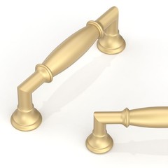 Talentedeco 10 Pack Brushed Gold Cabinet Pulls 3 Inch(76mm) Kitchen Cabinet Hand