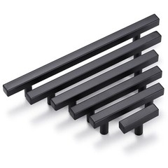 Cabinet Handles T Bar Kitchen Drawer Cupboard Cabinet Pulls Knobs Hardware Black
