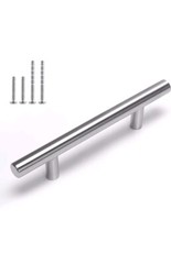 25Pack Cabinet Handles Brushed Nickel Cabinet Pulls 3-3/4in Hole Center – HD2…