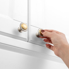 10 Pack Gold and Nickel Kitchen Cabinet Knobs Brushed Gold and Silver Drawer Kno