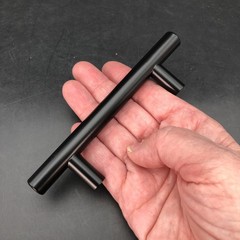 Lot of 9 Ravinte Kitchen Drawer Cabinet Pulls 5 inch Matte Black Metal