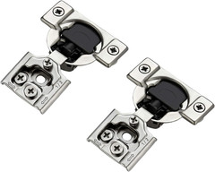 Soft Close Hinges for Kitchen Cabinet Hinges, 1/2 Inch Overlay, 20 Pack | 10 Pai
