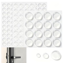 Clear Cabinet Door Bumpers – 148pcs 3 Shapes – Invisible 3 shapes-148pcs