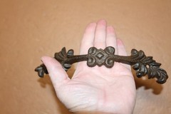 2-LARGE ELEGANT Drawer Handles,Victorian Flair With New Orleans Style, HW-45