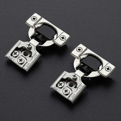 Ravinte 50 Pack 25 Pair 1/2 inch Overlay Soft Close Kitchen Cabinet Hinges