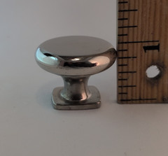 1.25″ Cabinet Knob Silver Polished Chrome – Set of 4