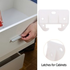 20pcs Plastic Drawer Guides Drawer Track Guides Track Replacements Track Guides