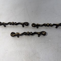 Lot of 3 Amerock Carriage House Antique English Brass Pull Handle 3″ Centers
