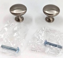 20 Brainerd Round 1-1/8” Satin Nickel Round Open Packages Read Info Below