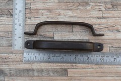 6pcs Cast Iron Door Gate Drawer Cabin Cupboard Kitchen Pulls Handles 6″ INCH