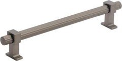 Amerock | Cabinet Pull | Black Brushed Nickel | 6-5/16 inch (160 mm) Center to C