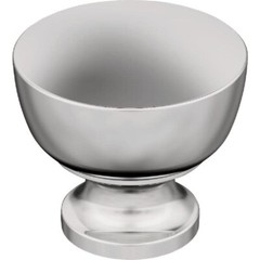 (10)-Amerock Chalice 1.25 In. Dia. Round Polished Chrome Cabinet Knob BP3702226