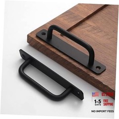 Pack8 mm Matte Black Cabinet Handles Aluminum Drawer Pulls 5 Inch 12 RoundBlack