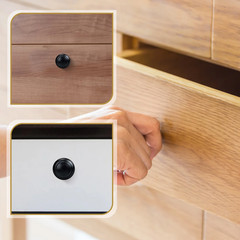 New 30 Pack Matte Black Kitchen Cabinet Knobs Round Drawer Pulls Stainless Steel