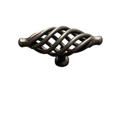 (12 Pack) 3-3/8″ Birdcage Knob Wrought Iron