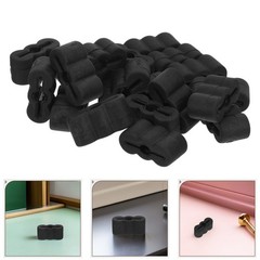 20Pcs Reusable Rubber Drawer Anti-Slide Clips Slide Retainer Replacement Set