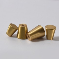 Elegant Solid Brass Handles for Cabinets 4PCS Tapered Design for Home Decor