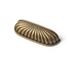 6 PCS 3 Inch 76mm Antique Brass Bin Cup Cabinet Pull Zinc Alloy Drawer Handle