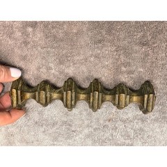 Vtg Belwith Brass Cabinet Drawer Pulls Set of 4 Ornate Traditional 7″ Handles