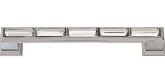 Atlas Homewares 342-CH Chrome Crystal 5″ Handle Cabinet Pull PACK OF 2
