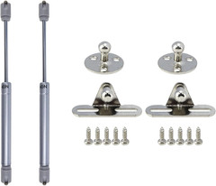 10.5in Gas Struts 2Pcs, 40N/8lb Gas Struts for Cabinets, Spring Lid Stay Cabinet