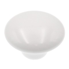 P29-W White Porcelain 1 1/2″ Cabinet Knobs Pulls Hickory English Cosy